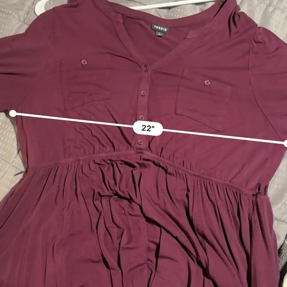 Torrid jersey shirt dress 2X - Picture 4 of 5